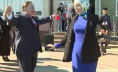 Глава Ингушетии Махмуд-Али Калиматов станцевал лезгинку на избирательном участке